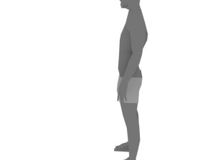 base mesh character free 3D Модель