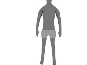 base mesh character free 3D Model