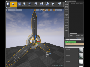 propeller plane 3D मॉडल