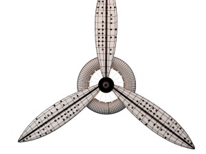 propeller plane 3D मॉडल