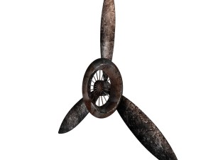 propeller plane 3D मॉडल