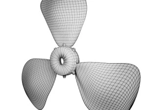 avi&atilde;o de h&eacute;lice 3 Modelo 3D