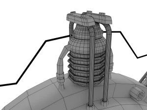 гвинтовий літак 4 3D Модель