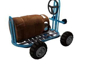 car race cartoon lowpoly 3D Модель