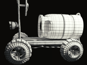 car race cartoon lowpoly 3D Модель
