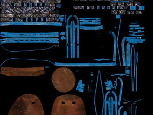 desenho animado de corrida de carro lowpoly Modelo 3D