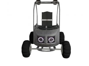 desenho animado de corrida de carro lowpoly 2 Modelo 3D