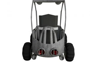 desenho animado de corrida de carro lowpoly 2 Modelo 3D