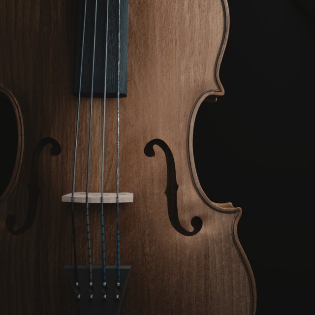 cello Modello 3D .c4d .max .obj .3ds .fbx .stl .blend 
