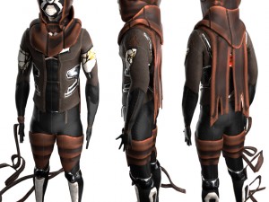 scifi character pbr 3D Model