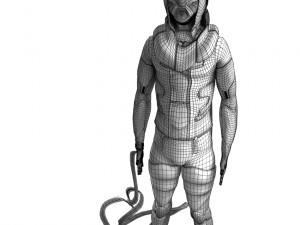 scifi character pbr 3D Model