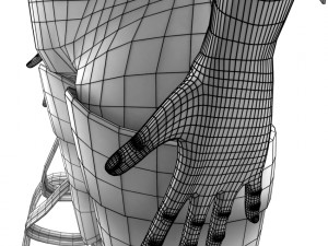scifi character pbr 3D Model