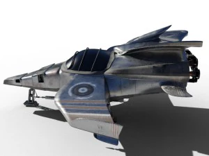 spaceship airplane 3D Model