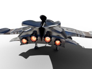 spaceship airplane 3D 모델