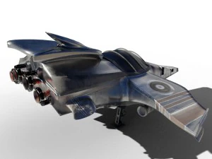 spaceship airplane 3D Model