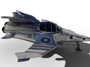 spaceship airplane 3D 모델