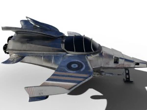 spaceship airplane 3D Model