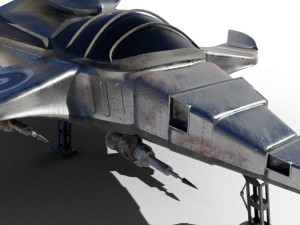 spaceship airplane 3D 모델
