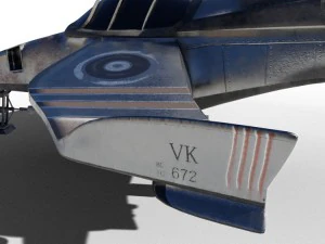 spaceship airplane 3D Model