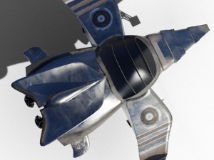 spaceship airplane 3D 모델