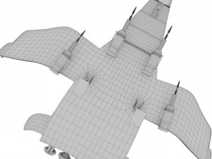 spaceship airplane 3D 모델
