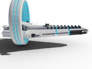 spaceship 2 Modèle 3D