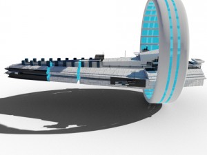 spaceship 2 Modèle 3D