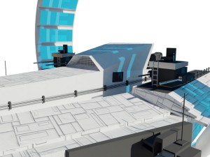 spaceship 2 Modèle 3D