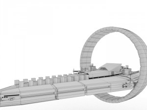 spaceship 2 Modèle 3D