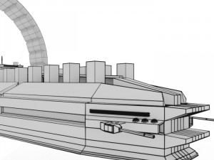 spaceship 2 Modèle 3D