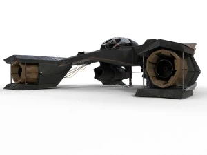 spaceship airplane 3 3D Model