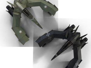 spaceship airplane 3 3D Model