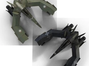 spaceship airplane 3 3D Model