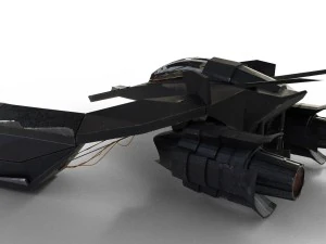 spaceship airplane 3 3D Model
