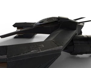 spaceship airplane 3 3D Model