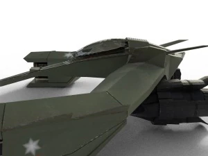 spaceship airplane 3 3D Model