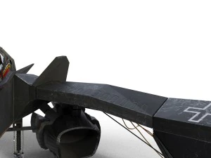 spaceship airplane 3 3D Model