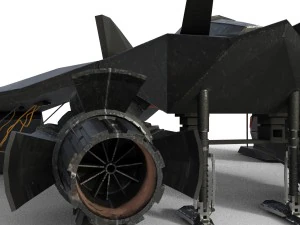 spaceship airplane 3 3D Model