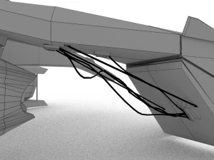 spaceship airplane 3 3D Model