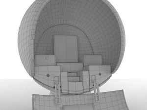 spaceship 4 3D Model
