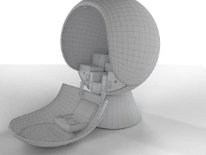 spaceship 4 3D Model