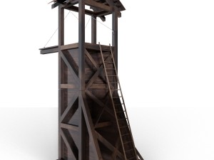 tower siege medieval Modelo 3D