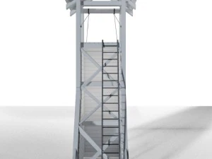 tower siege medieval 3D Model