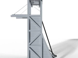 tower siege medieval 3D Model