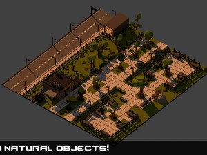 poly city - big cartoon pack 3D Модель