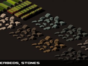 poly city - big cartoon pack 3D Модель