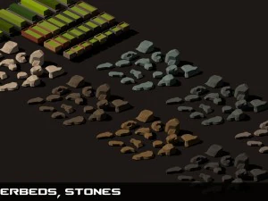 poly city - big cartoon pack 3D Model