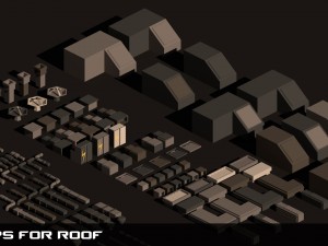 poly city - big cartoon pack 3D Модель
