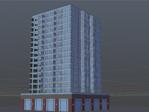 high rised building 3D Model