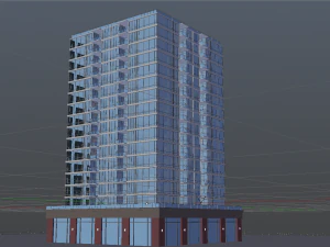 high rised building 3D Model